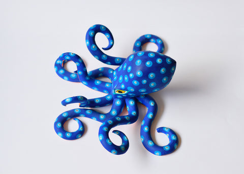 Pulpo Azul Alebrije