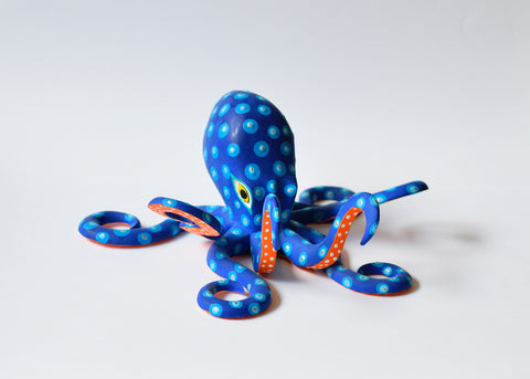Pulpo Azul Alebrije