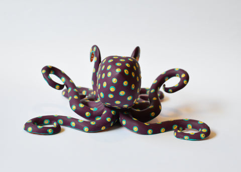 Pulpo Morado Alebrije