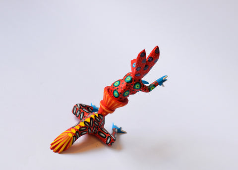 Conejo Rojo Zeny Alebrije