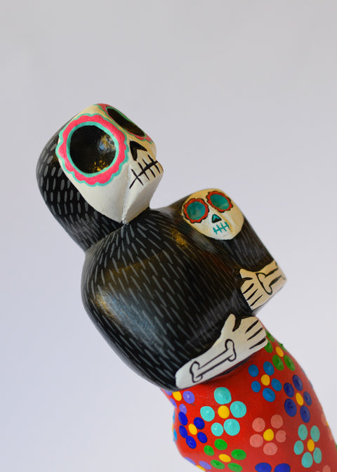 Catrina con Bebé Alebrije