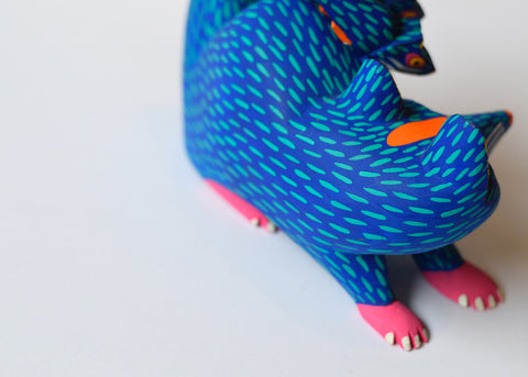 Opossum Azul Alebrije
