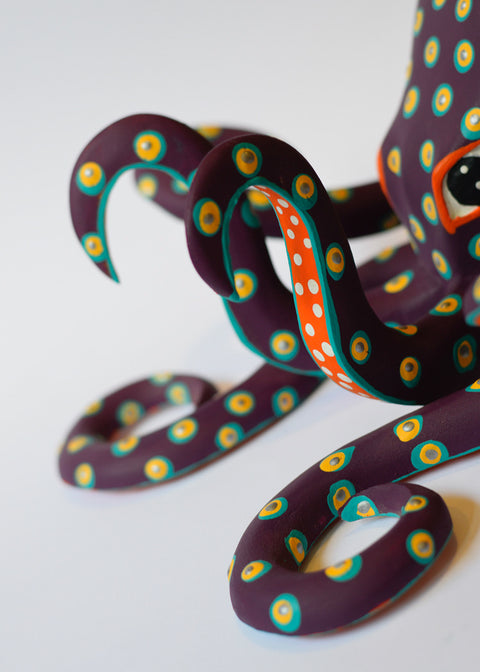 Pulpo Morado Alebrije