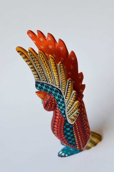 Buho Rojo Alebrije