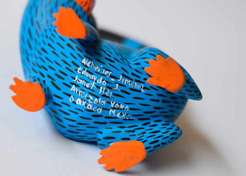 Gatito Azul Alebrije