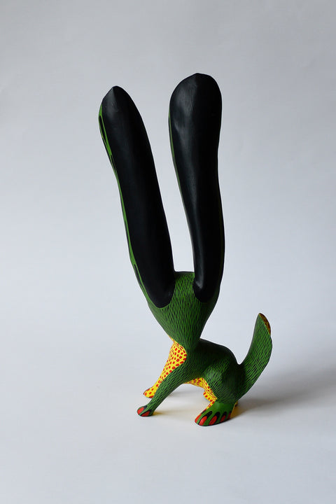 Conejo Verde Alebrije