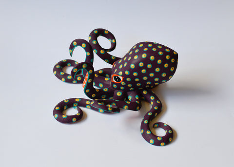 Pulpo Morado Alebrije
