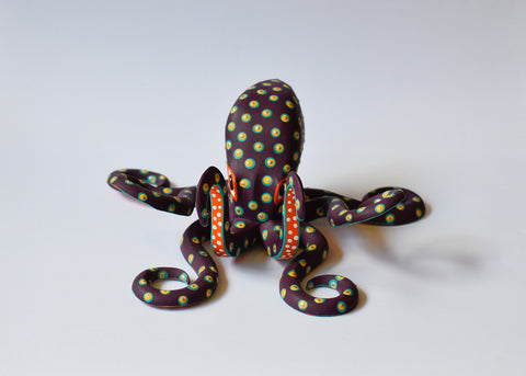 Pulpo Morado Alebrije