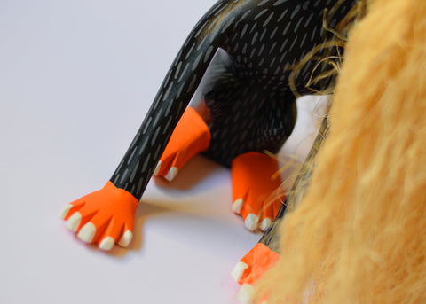 Mapache Negro Alebrije