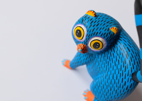 Gatito Azul Alebrije