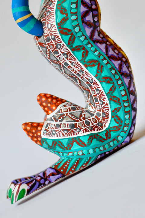 Gato de Pie Alebrije