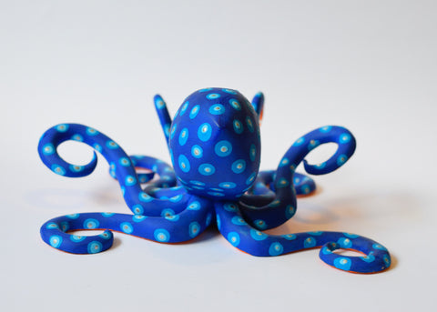 Pulpo Azul Alebrije