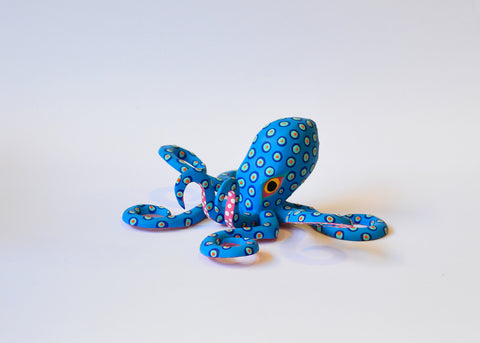 Pulpo Celeste Mediano Alebrije