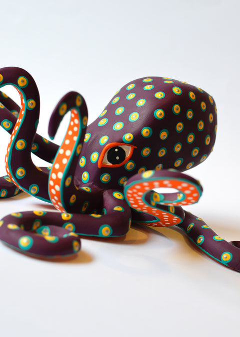 Pulpo Morado Alebrije