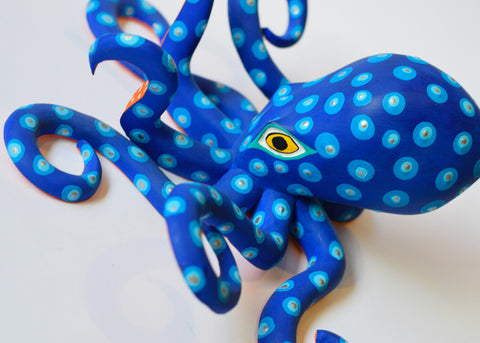 Pulpo Azul Alebrije