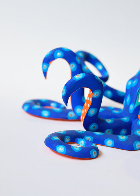Pulpo Azul Alebrije