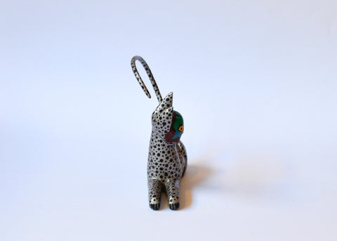 Gato Plateado Alebrije
