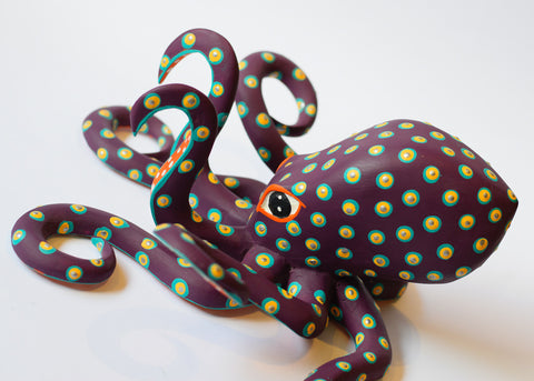 Pulpo Morado Alebrije