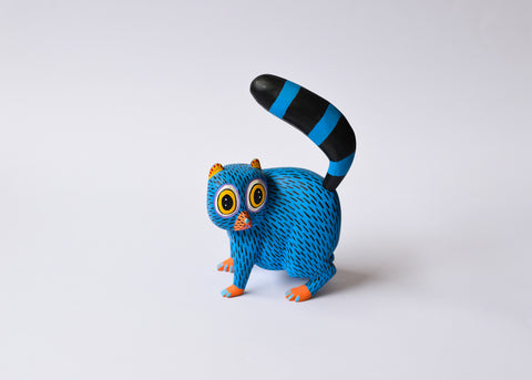 Gatito Azul Alebrije