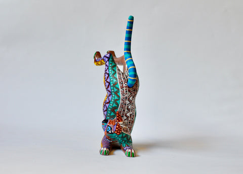 Gato de Pie Alebrije