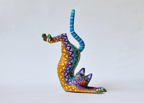 Gato de Pie Alebrije