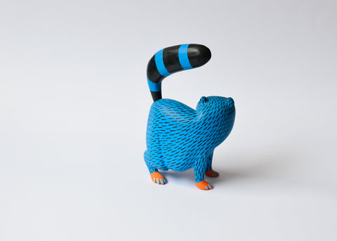 Gatito Azul Alebrije