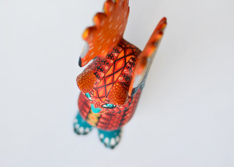 Buho Rojo Alebrije