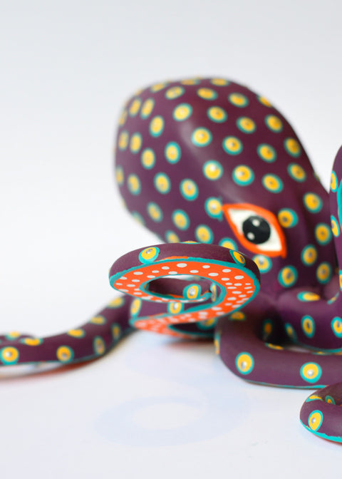 Pulpo Morado Alebrije