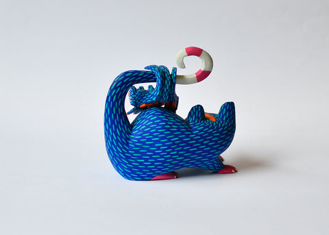 Opossum Azul Alebrije