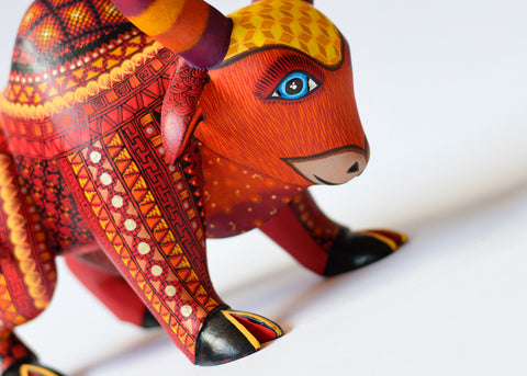Toro Rojo Alebrije
