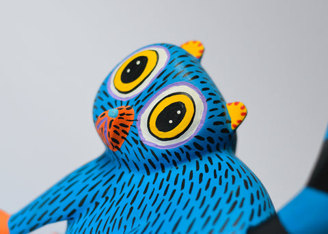 Gatito Azul Alebrije