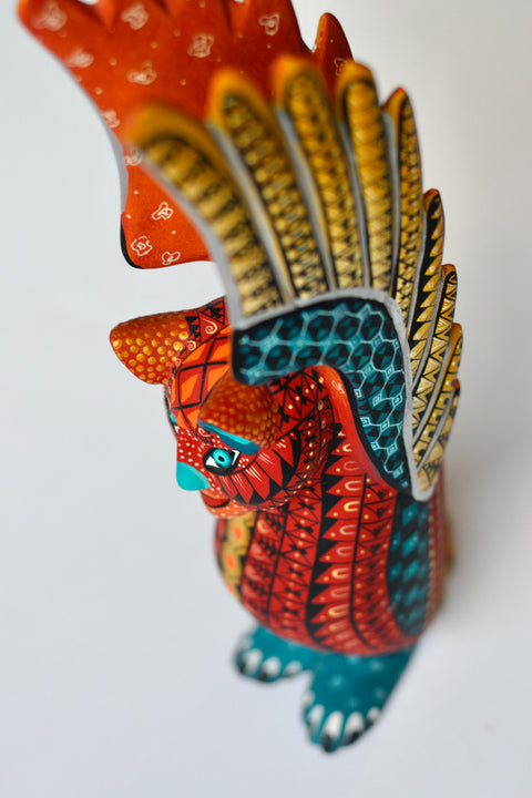 Buho Rojo Alebrije