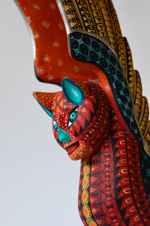Buho Rojo Alebrije
