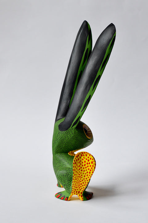 Conejo Verde Alebrije