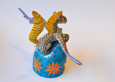 Calavera con Caballo Alebrije