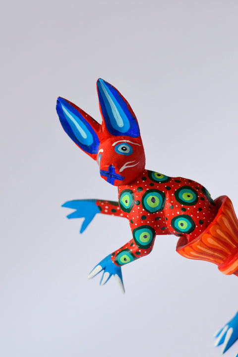 Conejo Rojo Zeny Alebrije