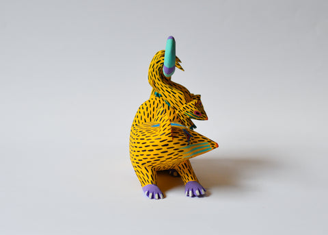 Opossum Amarillo Alebrije