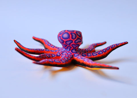 Pulpo Morado Eleazar Alebrije