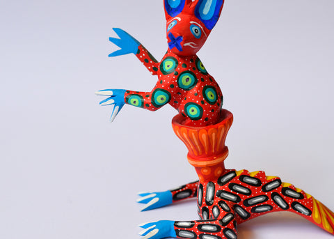 Conejo Rojo Zeny Alebrije