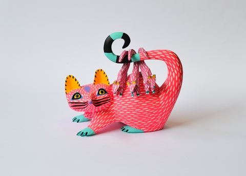 Opossum Amarillo Alebrije