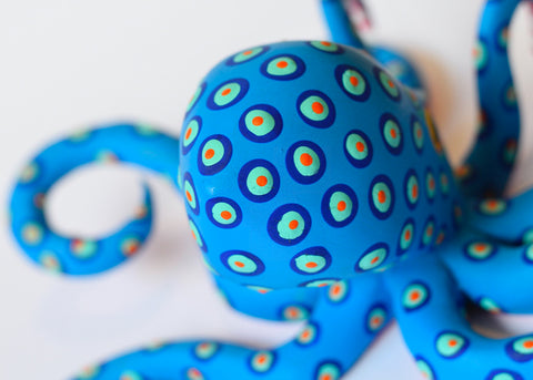 Pulpo Celeste Mediano Alebrije