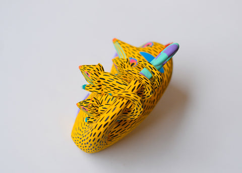 Opossum Amarillo Alebrije