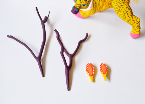 Alce Amarillo Alebrije