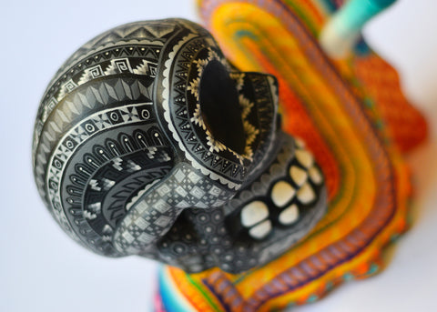 Skull Caracol Alebrije