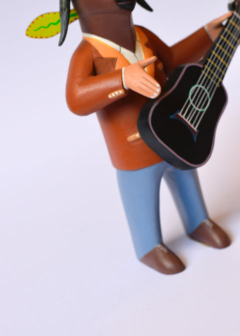 Chivo con Guitarra Solo Alebrije
