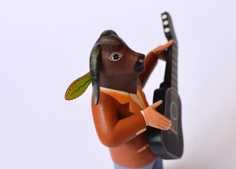 Chivo con Guitarra Solo Alebrije
