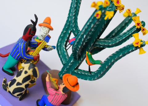 Cacus Amarillo Alebrije