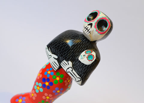 Catrina con Bebé Alebrije