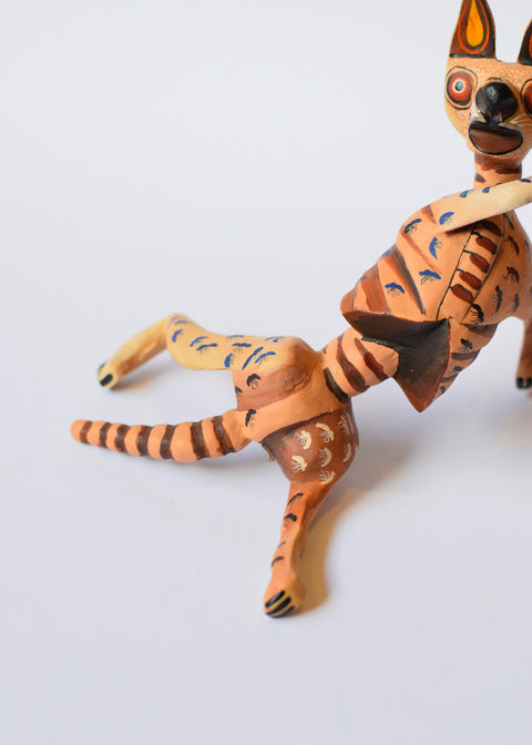 Gato Breakdancer Alebrije