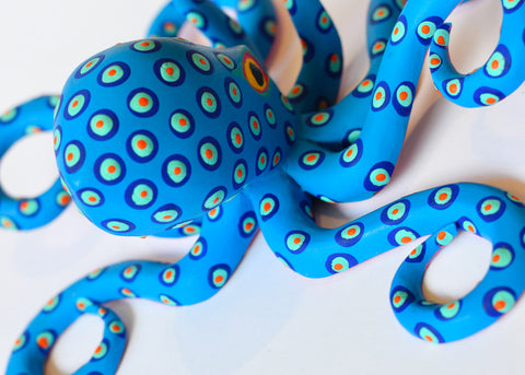 Pulpo Celeste Mediano Alebrije